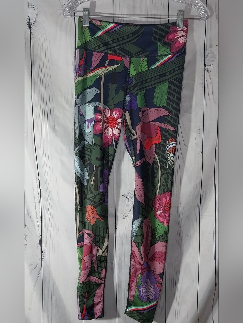 Nike Floral One Icon Clash Floral Tropical Print Training Athleisure Leggings